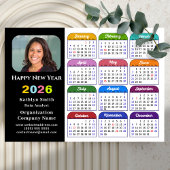 2025カラーカレンダー米国の休日企業の磁気