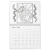 2025カラーリングカレンダー カレンダー (1月 2026)