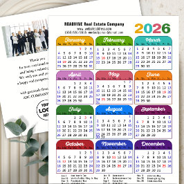 2025カレモダンンダフォトロ企業のゴカラフル シーズンポストカード