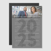 2025カレモダンンダホリデーフォト磁気カード (正面/裏面)