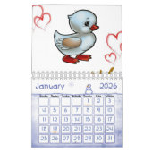 2025カレンダダックフローラ カレンダー (1月 2026)