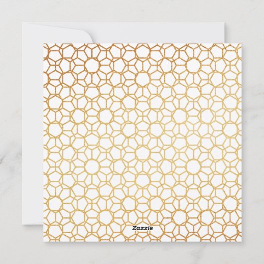 2025カレンダビジネス金ゴールドモダングリッター黒 シーズンカード (裏面)