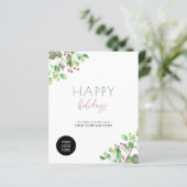 2025カレンダビジネスQRプロモーションホリデーカード (スタンド正面)