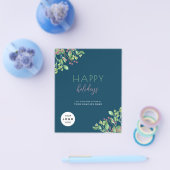 2025カレンダビジネスQRプロモーションホリデーカード チラシ (シングル)