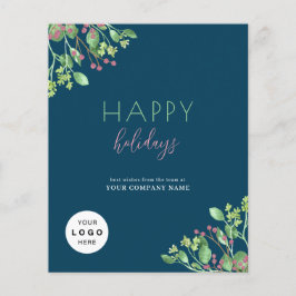 2025カレンダビジネスQRプロモーションホリデーカード チラシ