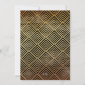 2025カレンダファミリー15フォトコラージュ金ゴールドグリッター シーズンカード (裏面)