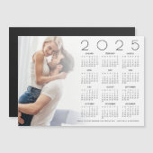 2025カレンダフォトオーバーレイ新しい結婚式の引き出物 (正面/裏面)