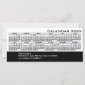 2025カレンダホリデイズラックカードホワイト (正面)