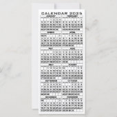 2025カレンダホリデーズラックカードリーフ（封筒つき） (正面)
