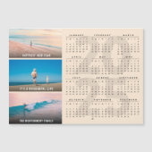 2025カレンダホリデー年賀状磁気フォトカード (正面)