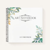 2025カレンダーで自分の件名と名前を追加 ノートブック (正面)