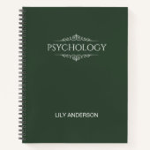 2025カレンダーで自分の件名と名前を追加 ノートブック (正面)