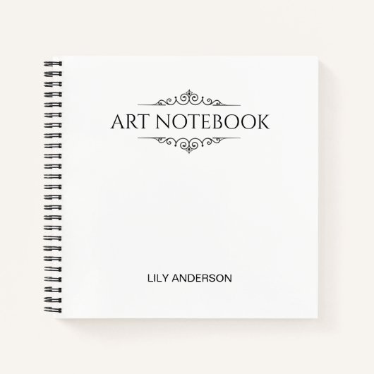 2025カレンダーで自分の件名と名前を追加 ノートブック (正面)