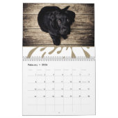 2025カレンダーのカラスプラッシュカスタムフォトコラージュ カレンダー (2月 2026)