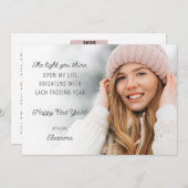 2025カレンダーの写真やる気を起こさせる シーズンカード (正面/裏面)