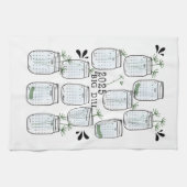 2025カレンダーキッチンティータオル キッチンタオル (横)