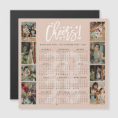 2025カレンダースター応援8フォトホリデーカード (正面/裏面)