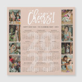 2025カレンダースター応援8フォトホリデーカード (正面)