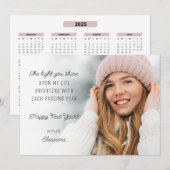 2025カレンダーフォト　モチベーション シーズンカード (正面/裏面)