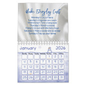 2025カレンダーフローラ毎日のカウント カレンダー (1月 2026)