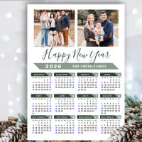 2025カレンダーモダンSage Green Minimalist 2写真