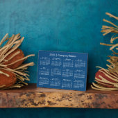 2025カレンダー会社名Blue Desktop フォトプラーク (側面)