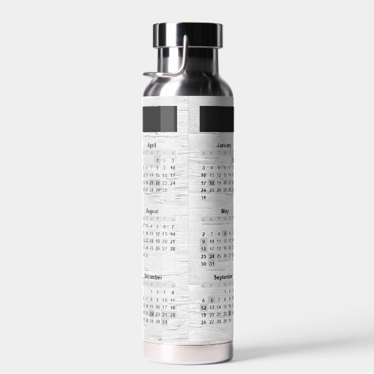 2025カレンダー樺の木 ウォーターボトル (右面)