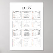 2025カレンダー ポスター (正面)