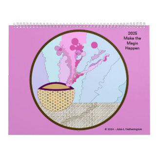 2025カレンダー – 抽象芸術アート カレンダー