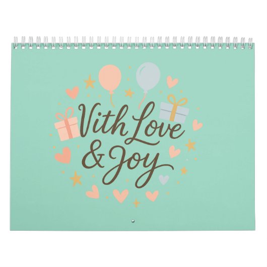 2025カレンパーソナライズされたダー – スタイリッシュ、機能、機能 カレンダー (カバー)