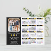 2025カレンモダンダフォトブラック金ゴールドミニマリスト シーズンカード (スタンド正面)