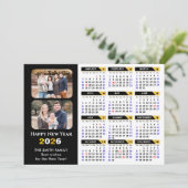 2025カレンモダンダーファミリー2フォトブラック金ゴールド シーズンカード (スタンド正面)