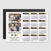 2025カレンモダンダー2フォトブラック金ゴールド磁気 (正面/裏面)