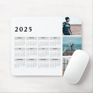 2025ギャラリーパーソナライズされたカレンダーはっきりした, マウスパッド