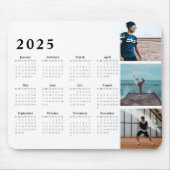 2025ギャラリーパーソナライズされたカレンダー マウスパッド (正面)