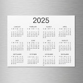2025クラシック年カレンダー