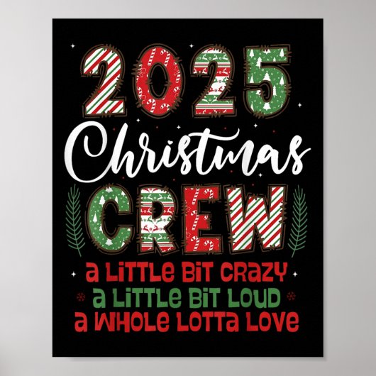 2025クリスマスクルー少し大きなホリ熱狂するダ ポスター (正面)
