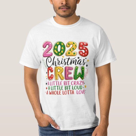 2025クリスマスクルー Tシャツ (正面)