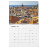 2025クロアチエストラ暦 カレンダー (1月 2027)