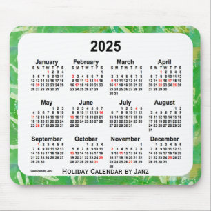 2025グリーンホリデーアートカレンダーバイジャンツマウスパッド マウスパッド