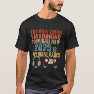 2025ゲーマおもしろいーギア遊ビデオ・ゲーム Tシャツ