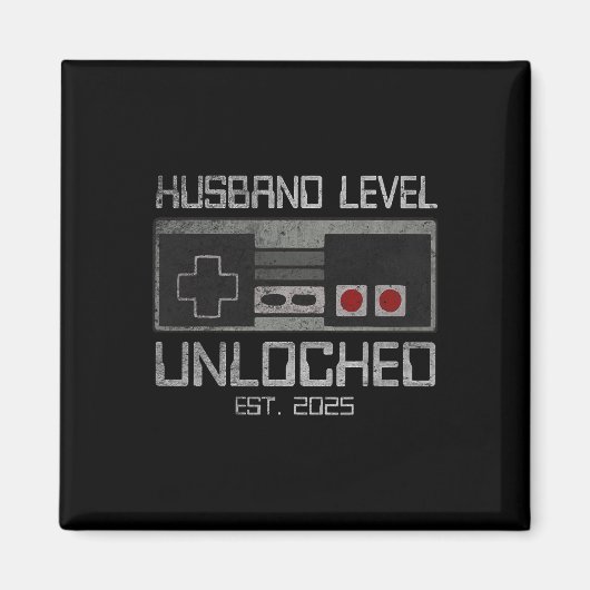 2025ゲーマーのLに入る将来の夫結婚新郎 マグネット (正面)