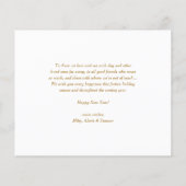 2025ゴールドフォイルマイラー風船ハッピーニューイヤーカード (裏面)