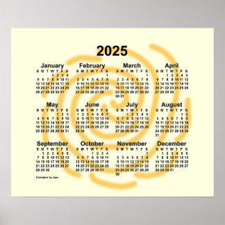 2025サンシャインデイズカレンダーby Janz ポスター