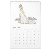 2025シックファッションカレン図解入りの、写真付きのダー カレンダー (1月 2026)