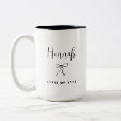 2025シンプルパーソナライズされた年モダン卒業生のクラス ツートーンマグカップ (左)