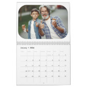 2025シンプルモダンカスタム写真21家族 カレンダー (1月 2026)