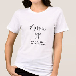 2025シンプル年パーソナライズされた卒業クラス トライブレンドTシャツ