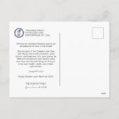 2025スネークフラワー中国のニューイヤー非写真 シーズンポストカード (裏面)