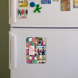 2025スネークフラワー中国の新年の写真3枚 マグネット